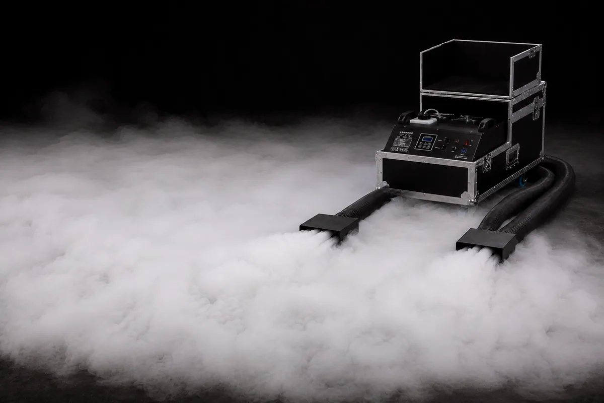 Máquina hazer generando una neblina homogénea