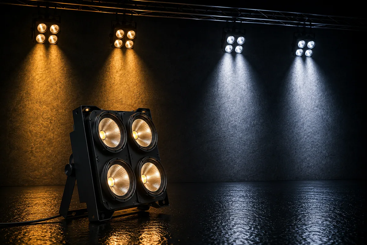 Mini bruts LED de cuatro ópticas