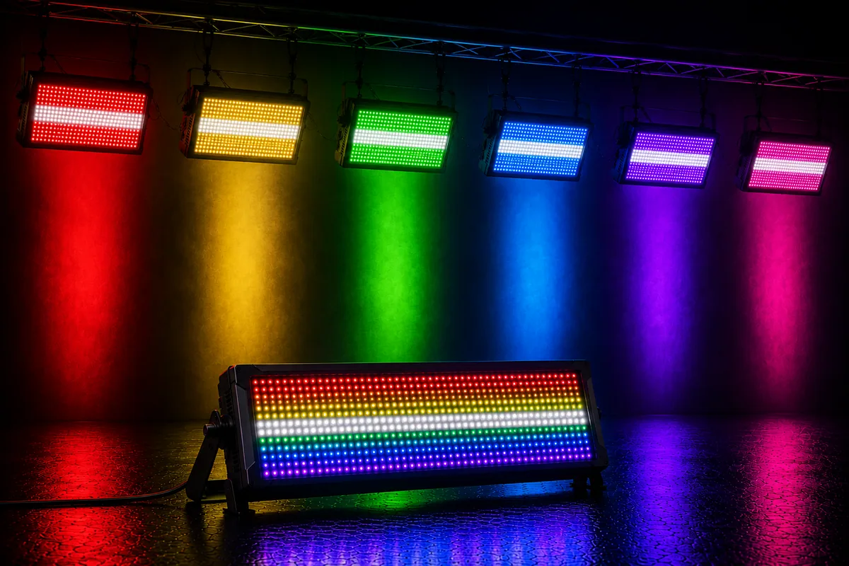 Stormys RGB con strobo lineal